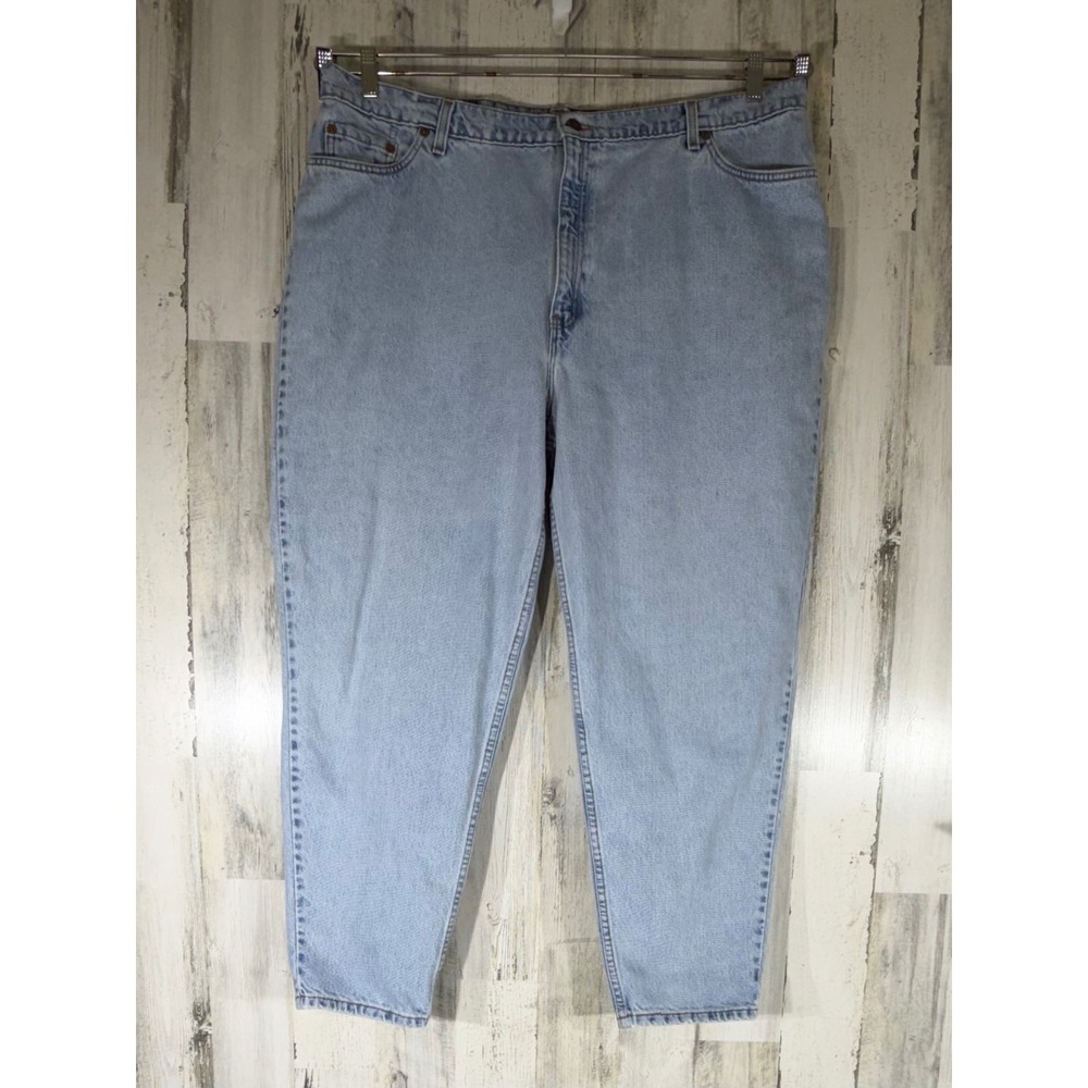Levis 550 Relaxed Fit Tapered Leg Jeans 24W (41x28.5) Light Wash Vintage 90s USA